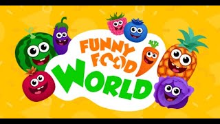 Funny Food ABC para Crianças Jogos Educativos 4-6 anos Wow Kids Educativo  @BebeJoguinho 