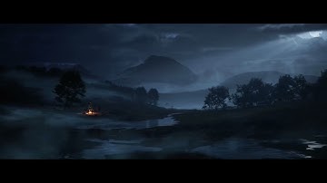 Fire Lit Mountain || Unreal 5 Demo - Easy Fog