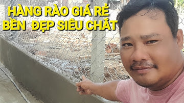 hàng rào giá rẻ nhưng  bền đẹp chắt trắng tiết kiệm 50%chi phí @sonmapxaydung