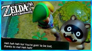 What is Tom Nook doing here? - Link's Awakening Funny Moments!