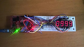 MSP430 and 4 digits 7 segs LCD