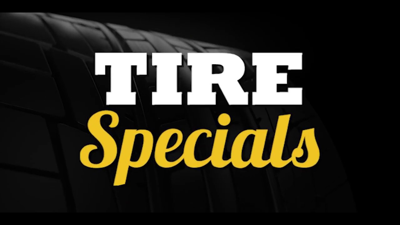 Tire Specials - YouTube