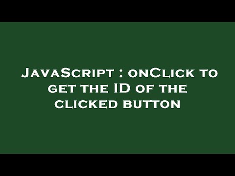 JavaScript : onClick