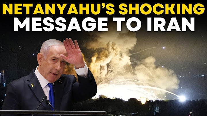 Netanyahu Speech LIVE | Israeli PM Netanyahu's UN Speech | Netanyahu's Warning to Iran LIVE
