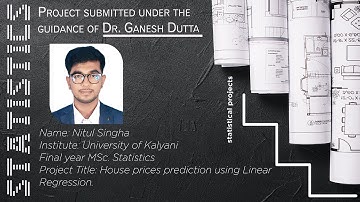 #statistics House prices prediction using Linear Regression. | statistics project