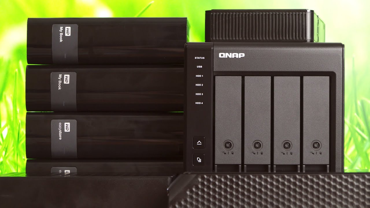 Photo & Video Backup Upgrade! QNAP TR-004, Shucking Disk Drives, and ...
