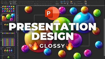 Presentation Design Tutorial 🔥 Glossy Circles 🔥
