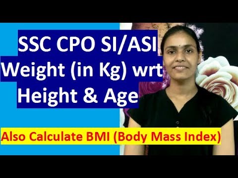 Ssc Cpo Height Weight Chart