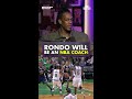 Why Rajon Rondo Is Already Getting Head Coach Buzz