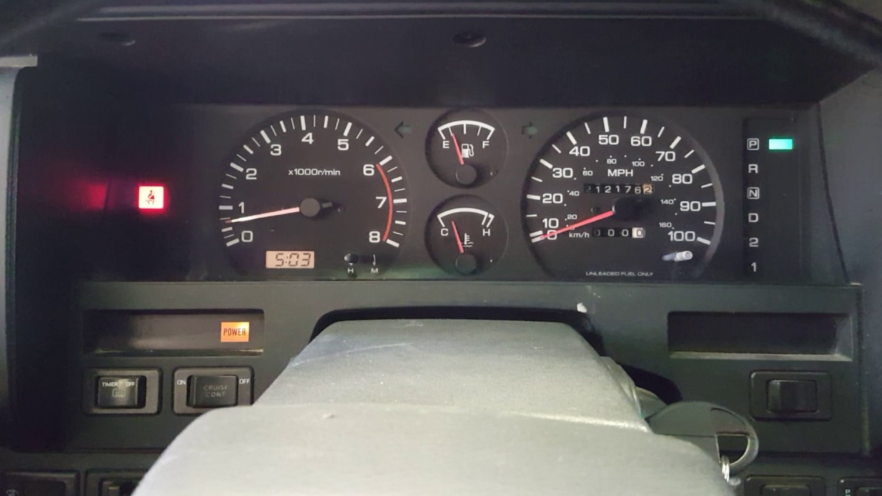 1993 Nissan Pathfinder Power light flashing YouTube