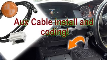 AUX CABLE INSTALL + CODING BMW 5 SERIES E60/E61 *DIY/HOW TO*