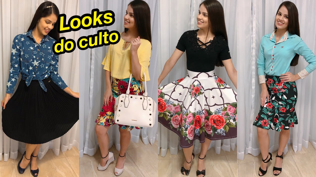 look evangélico feminino