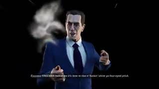 Half Life GMAN in mafia meme