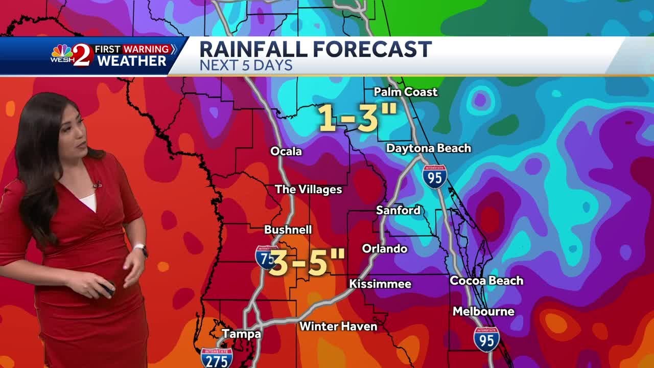 Rain expected all week as a low moves across state, looks to develop in ...