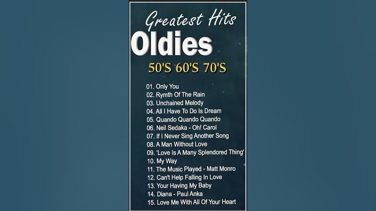 Oldies But Goodies 50's60's70's Top Greatest Hits Full Album 2023 Only You,Unchained Melody