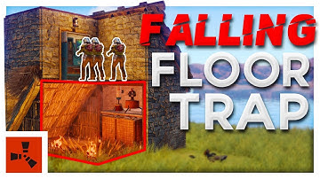 The FALLING FLOOR TRAP (Overpowered) - Rust Base Building