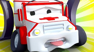 Tom, O Caminhão De Reboque - . Amber, A Ambulância 4 - Cidade Do Carro Desenho Animado De Carros