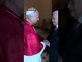 El PRESIDENTE de PALESTINA junto al PAPA LEÓN