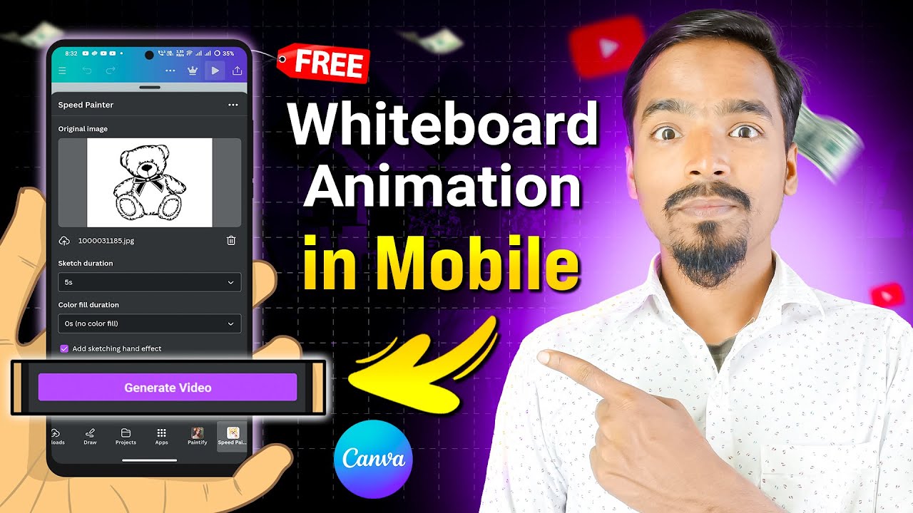 How to Make Whiteboard Animation Video in Mobile | AI Whiteboard ...