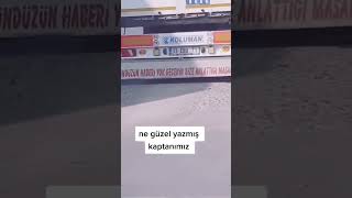 güzel kamyon arkası sözler Resimi