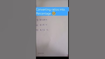 Can You Convert Ratio Into Percentage 🤔 #percentage #maths #shorts #shortsvideo #youtubeshorts