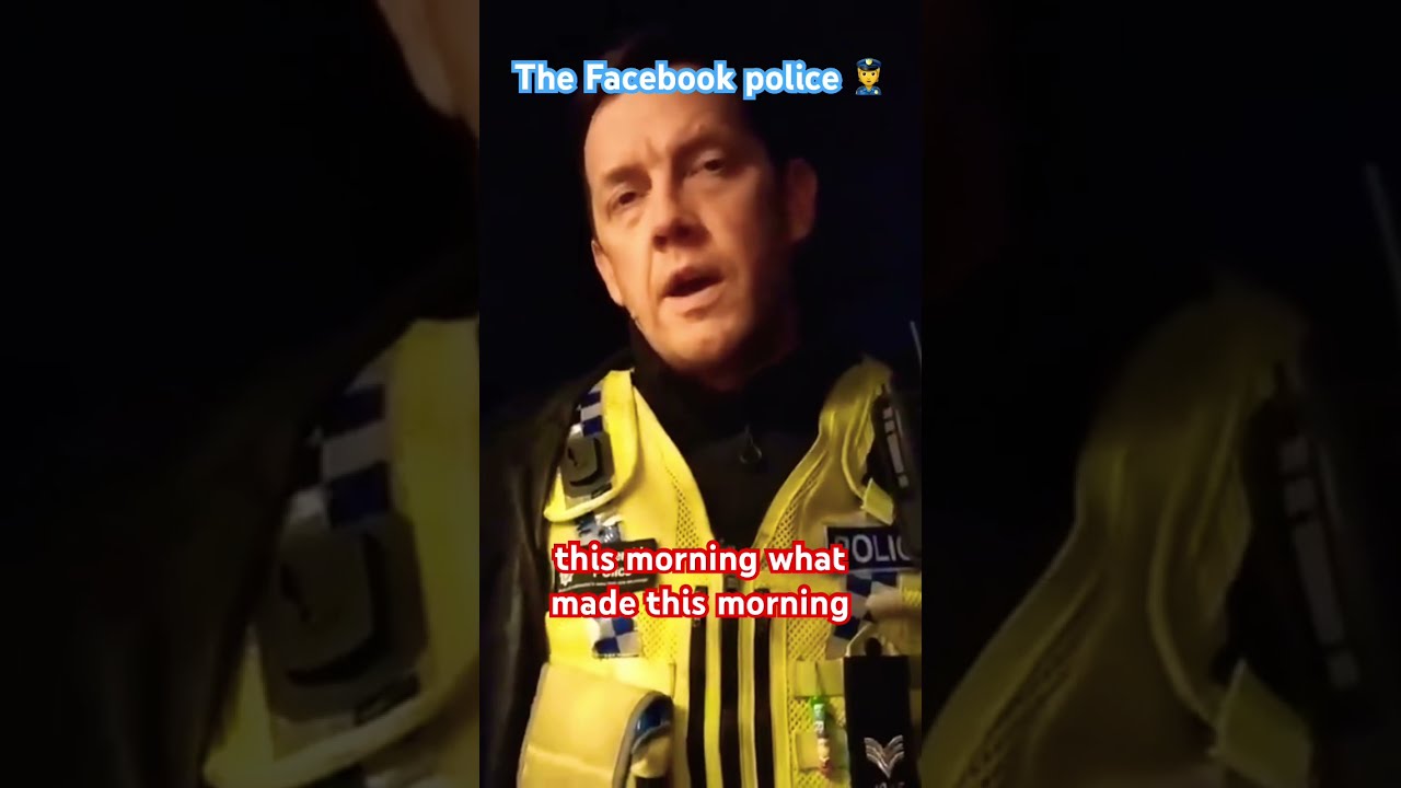 The Facebook Police Come Knocking Uk Cops British England Ukpolitics