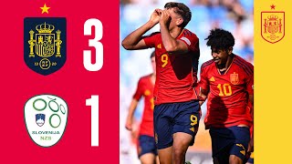 RESUMEN | España 3-1 Eslovenia | Campeonato de Europa Sub-17 | Fase de grupos | 🔴 SEFUTBOL