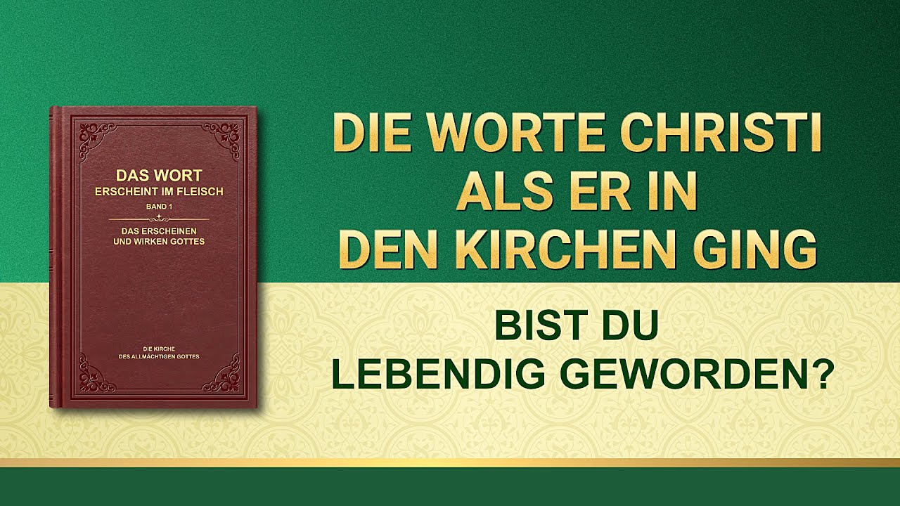 Das Wort Gottes | Bist du lebendig geworden?