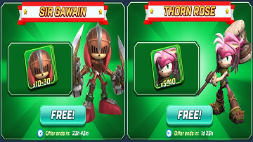 Sonic Forces New Event - Free Cards for Sir Gawain & Thorn Rose Amy - All Characters Unlocked Game