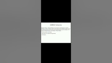 DBMS   Database Recovery