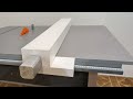 Homemade table saw fence