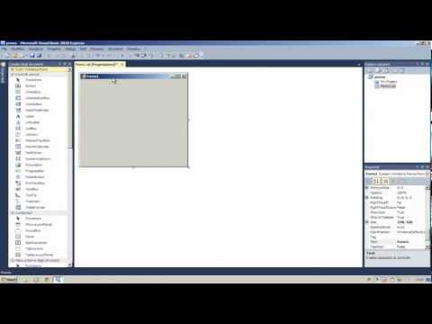 Video: Come Creare Un Progetto Visual Basic Visual