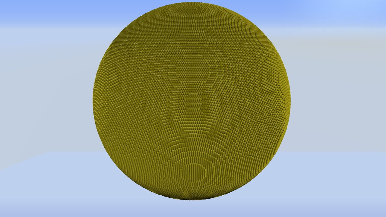 Minecraft Schematic Generator Spheres