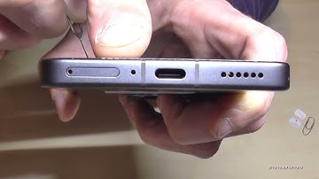 Poco F7 Ultra: How to insert the SIM card? Installation of the nano SIM cards (Tutorial)