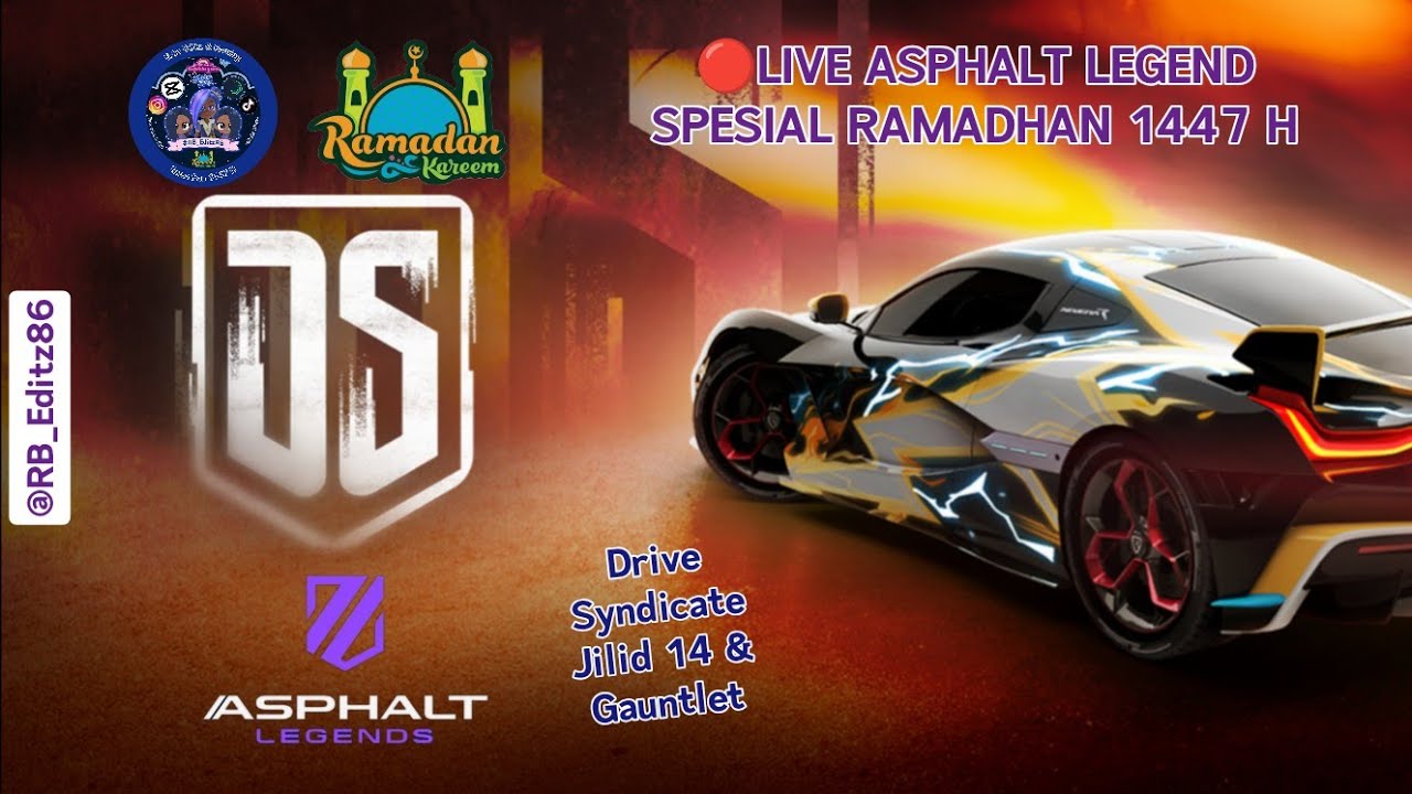 🔴 Ngabuburit Saatnya Balap Mobil 😆 - Live Asphalt Legend Drive Syndicate 14 & Gauntlet Part 2