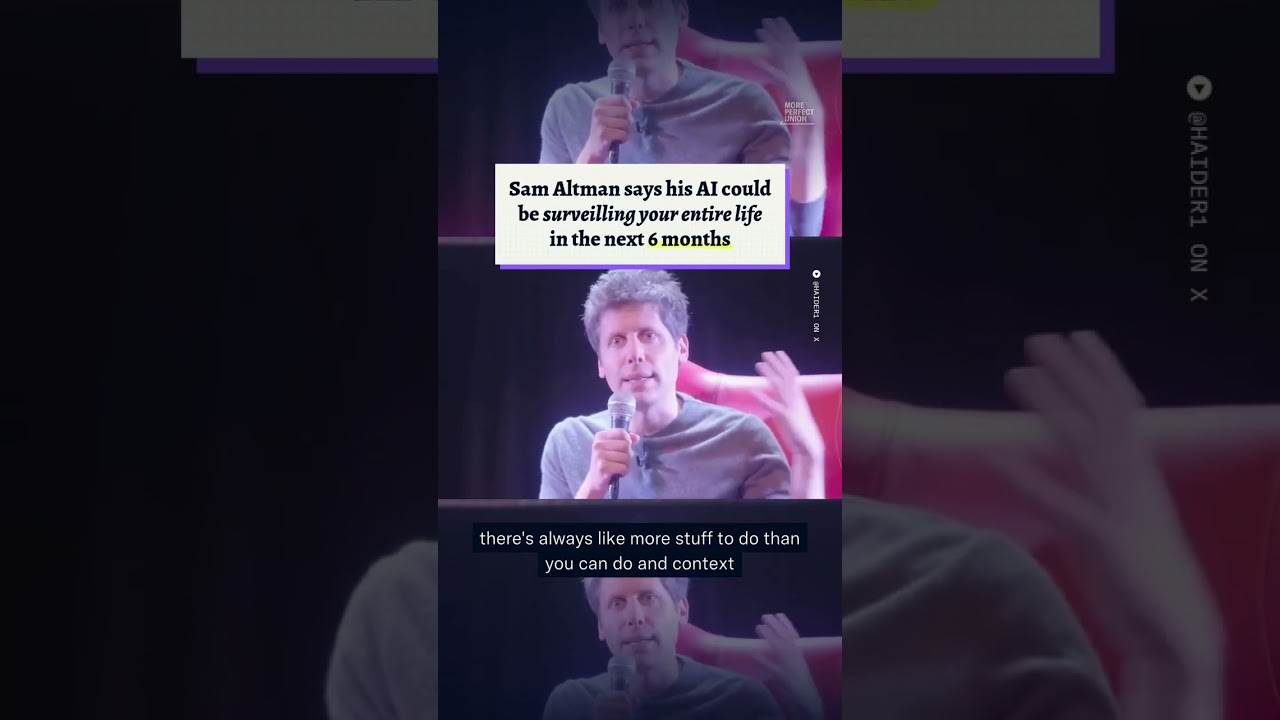 AI will watch your screen” —Sam Altman predicts ubiquitous AI Assistants within 6 Months