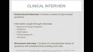 Abnormal Psychology Chapter 3 Lecture Part 1