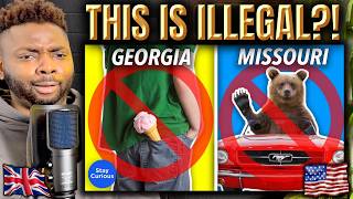 The Most BIZARRE Laws In Every US State! (Arrested For This?!) | British Guy Reacts 🇬🇧 British Guy Reacts To Every Us Amendment Explained