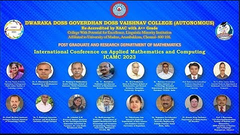 International conference on Applied mathematics and computing Day - 2 Event 2