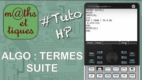 SUITES : Calculer des termes d