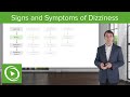 Dizziness: Signs and Symptoms