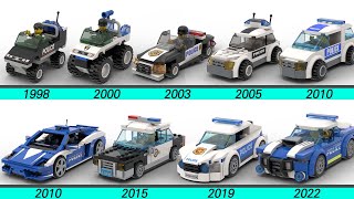 Evolution of LEGO Police Toy Car (1998 ~ 2022)