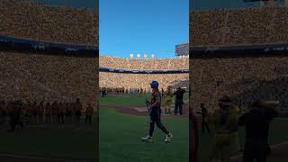 Karyln Pickens tosses first pitch with Lady Vols softball