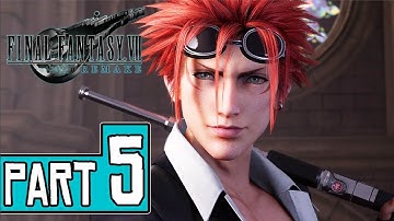 Final Fantasy VII Remake Walkthrough Part 5 (PS4 Pro) FULL GAME No Commentary @ 1080p ᴴᴰ ✔