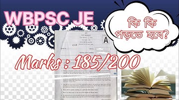 How to Score 185/200 in WBPSC JE #success #wbpsc