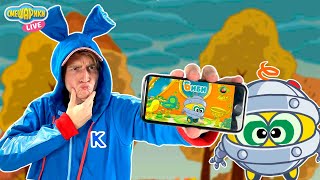 КРОШ И ПИН ИГРАЮТ В ПРИЛОЖЕНИЕ СМЕШАРИКИ БИБИ - ЧАСТЬ 2! screenshot 3