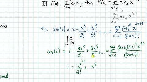 10.10 Applications of Taylor Series--Operations on Taylor Series (Video 2)