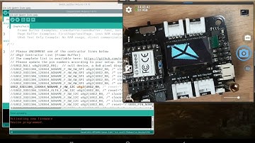 XIAO nRF52840 Sense/XIAO Expansion board display on OLED in Arduino framework, using U8g2 Library.