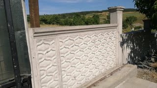 Bahçe duvarı - desenli duvar yapımı ve maliyeti 2021