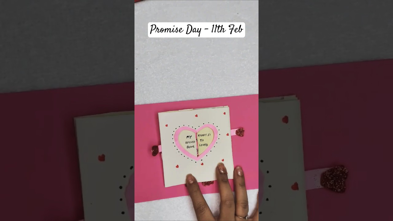 Promise Day CARD idea 😄 